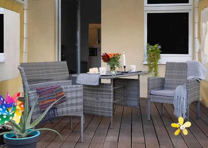 Md-7 Lutherstrasse 15 - Luxus-wasserbett-smarttv-terrasse-2schlafzimmer アパート